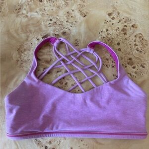 Lululemon pink sports bra